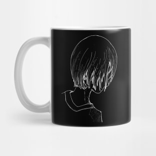 Portrait line art Mug